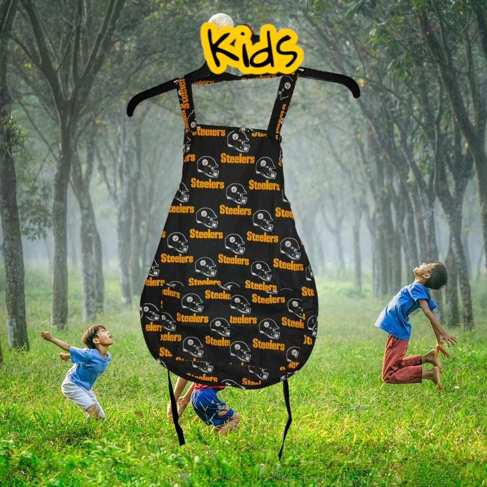 Steelers Kids Bib - Black and Gold